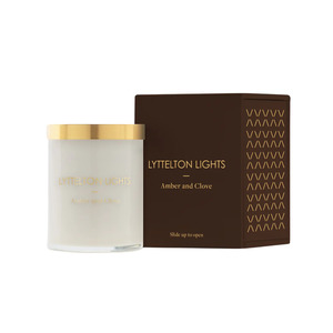 Lyttelton Lights Small Candle - Amber & Clove