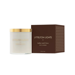 Lyttelton Lights - Medium Candle - Amber & Clove
