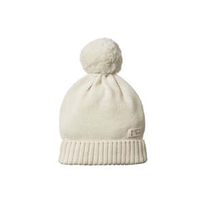 Nature Baby - Alpine Pom Pom Beanie - Natural
