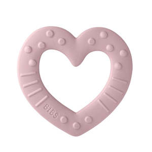 BIBS - Baby Bitie Heart - Pink Plum