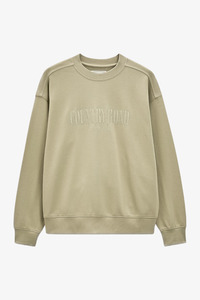 Country Road - Australian Cotton CR Sweat - Dusty Sage