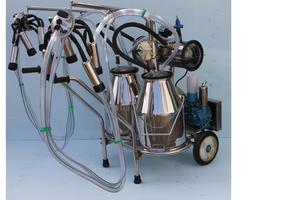 Double Portable Electric Milking Machine