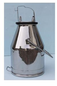 30Ltr Stainless Steel Test Bucket w/ ss Lid