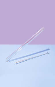 Fruit Tea: Glass Boba Straw