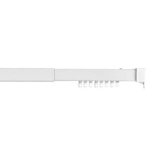 Curtain Track: Square Profile Extendable Curtain Track 200-290cm - White