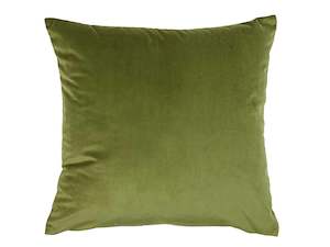 Cushion Covers: Velvet Cushion Cover 50x50cm - Leaf