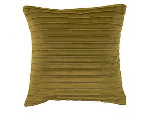 Cushion Covers: Pintuck Velvet Leaf Cushion Cover