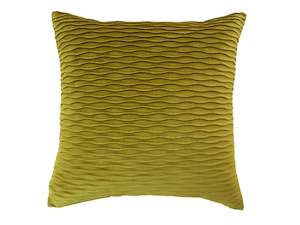Wave Velvet Dijon Cushion Cover