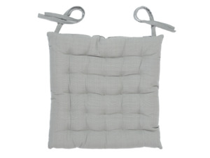 Chair Pads: Papamoa Chair Pad - Grey