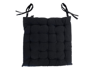 Chair Pads: Papamoa Chair Pad - Black
