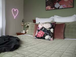 Bedding: Winton Sage Quilted Coverlet