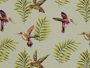 Rainforest Collection: Montserrat Cranberry Fabric