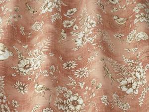 Finch Toile Coral Fabric