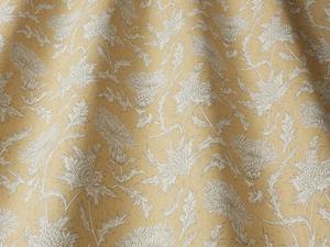 Botanist Collection: Carlina Ochre Fabric