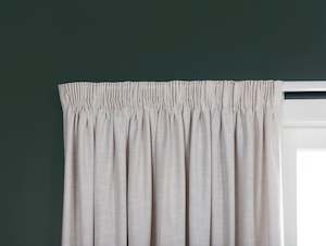Hem, hook and press - LINED Curtains