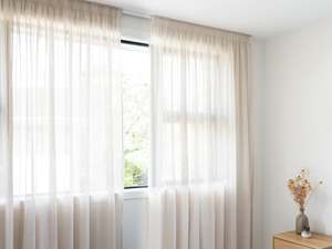 Izmir Sheer Curtains - Parchment