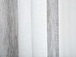 Fabric: Raglan Stripe Sheer Fabric - Pebble