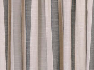 Catalan Stripe Natural Fabric