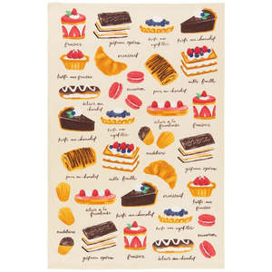 Live Wires: Now Designs - Patisserie - Tea Towel