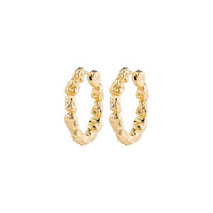 Pilgrim - Tide Recycled Hoop Earrings - Gold Plated