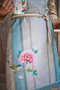 Pip Studio: Blushing Birds Apron Blue