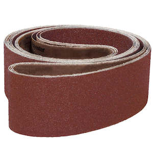 Abrasives: 50mm x 2745mm Noritake Double J Weight Flexible Aluminium Oxide Linishing Belts- J640E