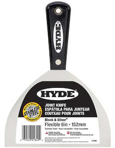 Hyde FLEX Black And Silver Stainless Steel Joint Knife - 152mm