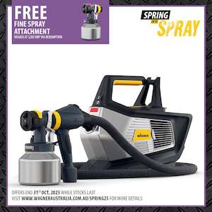 Spray Painting: Wagner Finish Control 5500 Extremely Low Overspray Fine Finishing Spray System - INCLUDES FREE STANDARD SPRAY ATTACHMENT