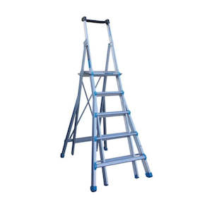 Ladders Scaffolding: Adjustable Height Trade Series Telescopic Platform Ladders, 5 - 9 Step