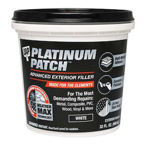 Fillers Putty Silicone And Sealants: Matt's Preferred Exterior Filler - DAP Platinum Patch Advanced Exterior Filler 946ml