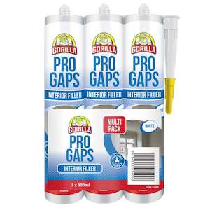 Handy 3 Pack Gorilla Pro Gaps Multipurpose Gap Filler 300ml