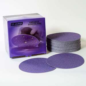 Sanding Disks Abrasives: 150mm No-Hole Ceramic Grain Film Backed Sanding Discs 100 Pack