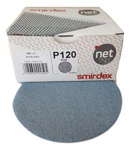 Sanding Disks Abrasives: 125mm Smirdex Ceramic Net Sanding Discs - The Ultimate In Dust Extraction! - 50 Pack