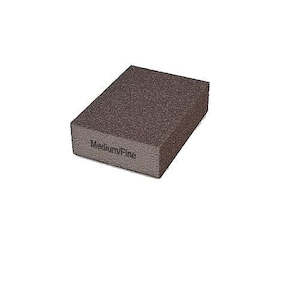 Sanding Sponges And Blocks Abrasives: Square Sanding Sponge / Block - Medium / Fine