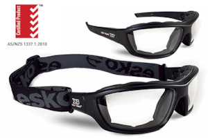 Combat X4 Safety Glasses, Meets USA Military Ballistic Eyewear Standard.