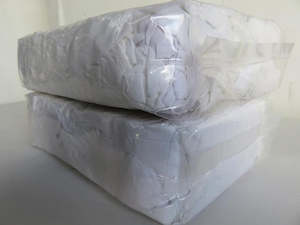 Painting Decorating: 5kg Premium White Painters Rags - No Colour Bleeds Here