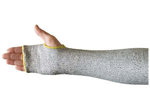 Hand Protection Personal Safety: Razor X-500 Cut Resistant Forearm Sleeve With Thumb Hole Level 5