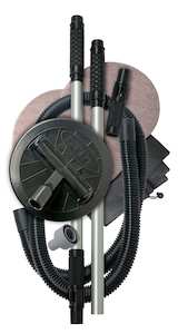 Pole Sanders Abrasives: Hyde Pro Dust Free Round Pole Sander - Connect To Any Wet And Dry Vacuum