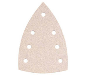 Delta Diy Velcro Shapes Abrasives Velcro Power Tool Sheets: Smirdex Delta / Detail Velcro Sanding Sheets, 7 Hole - 50 Pack