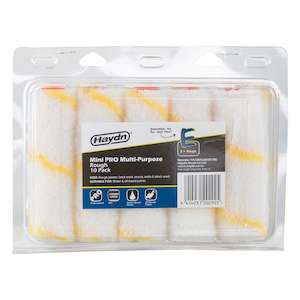 100 Pack Haydn Mini Rag All Purpose Gold Roller Sleeves - Perfect For Industrial Coatings