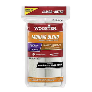 165mm x 6mm Wooster Jumbo-Koter Mohair Blend Mini Roller Sleeves - 2 Pack