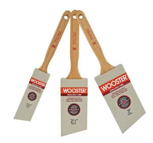 Angle Sash Brushes Brushes: 3 Pack Wooster Ultra Pro Firm Lindbeck Long Handled Angle Sash Brush - 38, 63 & 75mm