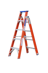 Heavy Duty Pro Series Dual Purpose Fibreglass Ladder - 180kg Load Rating