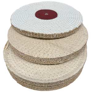 Abrasives: 150mm Sisal Polishing Mops - For Cutting Ferrous Metals
