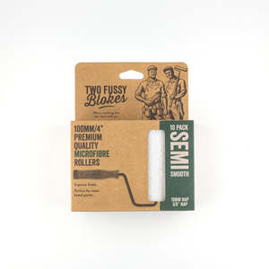 Painting Decorating: 30 Sleeves For $60.00 - 100mm x 10mm Two Fussy Blokes Semi Smooth Mini Microfibre Roller Sleeves
