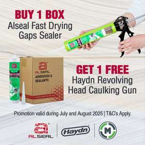 SUPER PROMO FREE CAULKING GUN - Buy 12 x ALSEAL Fast Dry Gap Sealer – Paintabl&hellip;