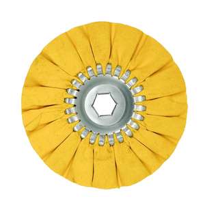 Renegade 6" Mini Airway Yellow Buffing Wheel - First Stage / Cutting