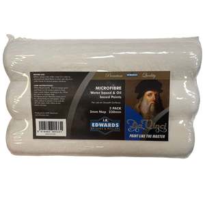 Da Vinci Fine Finish 230mm x 5mm Microfibre Roller Sleeves - 3 Pack