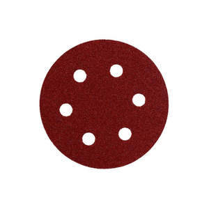 80mm Mini Sanding Discs - 6 Hole, 10 Packs