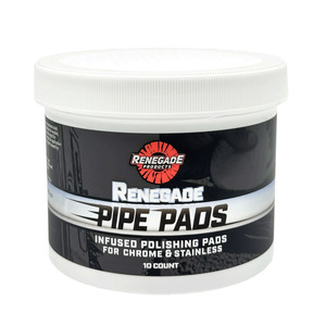 Frontpage: Renegade Pipe Pads - Pipe Dream Infused Polishing Pads For Stainless Steel And Chrome